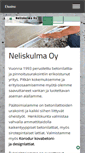 Mobile Screenshot of neliskulma.fi