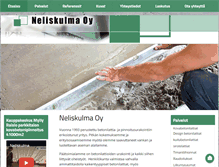 Tablet Screenshot of neliskulma.fi